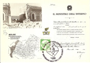 Cinquantesimo Anniversario della Ricostruzione 1946/1996 - Edificio del Tiro a Segno Nazionale di Campobasso