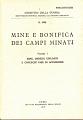 MINE E BONIFICA DEI CAMPI MINATI Vol. I